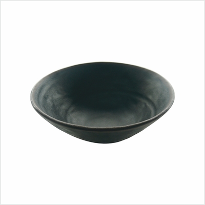 ../frankl24shop/Schale Melamine schwarz mit braunem Rand